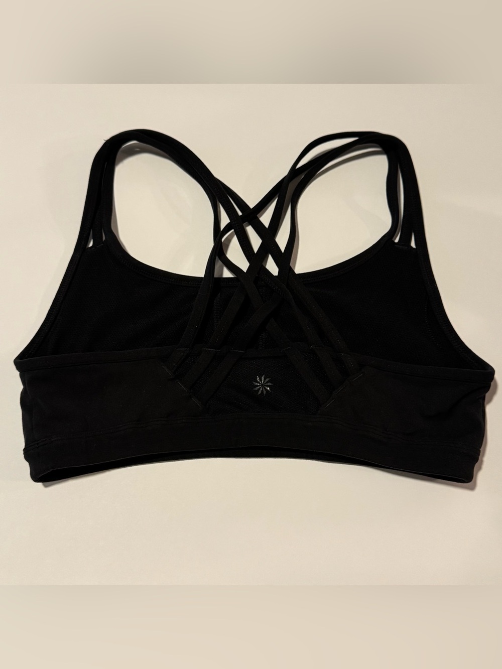 Athleta Strappy Sports Bra - Black - Picture 2 of 5